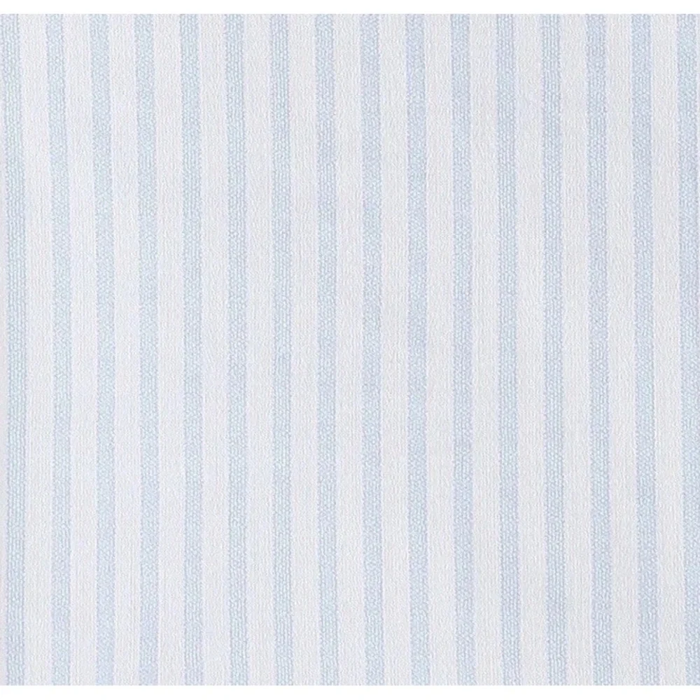 Laura Ashley Ramona Queen Sheet Set NWT Blue White Stripe 300TC Cotton 4-Piece